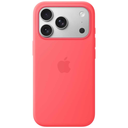 Artikelbild 2 für Apple Silikon Case mit MagSafe Handyhülle für Apple iPhone 17 Pro guavepink, Artikelnummer 806236