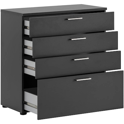 Artikelbild 5 für MÖBELPARTNER 1500 Schubladenschrank anthrazit 4 Schubladen 80,2 x 41,0 x 84,2 cm, 1 St., Artikelnummer 184091