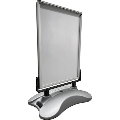 Artikelbild 2 für LMG Kundenstopper silber DIN A1 2 Fächer 80,0 cm 137,0 cm, 1 St., Artikelnummer 272007