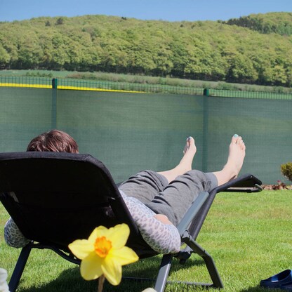 Artikelbild 5 für relaxdays Windschutznetz dunkelgrün 20,0 x 1,0 m, Artikelnummer 450454