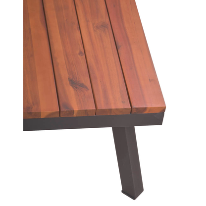 Artikelbild 3 für Garden Pleasure Loungegruppe THERESA beige, schwarz Holz, Metall, 15-teilig, Artikelnummer 897623