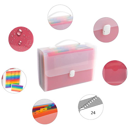 Artikelbild 7 für Exacompta Fächermappe Crystal 24 Fächer transparent, 1 St., Artikelnummer 680944