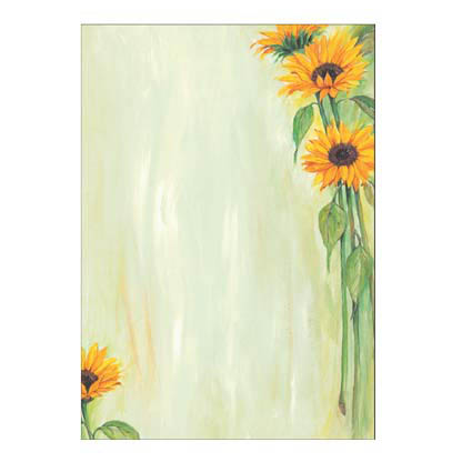 Artikelbild für SIGEL Motivpapier Sunflower Motiv DIN A4 90 g/qm 25 Blatt, Artikelnummer 479915