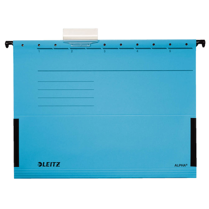 Artikelbild 3 für LEITZ Hängetaschen ALPHA® 1986 blau, 5 St., Artikelnummer 322329
