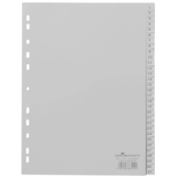 Artikelbild 1 für DURABLE Ordnerregister DIN A4 Vollformat 1-31 grau 31-teilig, 1 Satz, Artikelnummer 456558