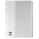 Artikelbild 1 für dots Ordnerregister Mylar DIN A4 Vollformat 1-20 weiß 20-teilig, 1 Satz, Artikelnummer 486886