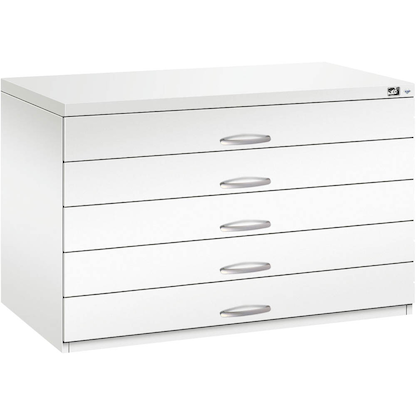 Artikelbild 3 für CP 7100 Planschrank verkehrsweiß 5 Schubladen 110,0 x 76,5 x 76,0 cm, 1 St., Artikelnummer 683370