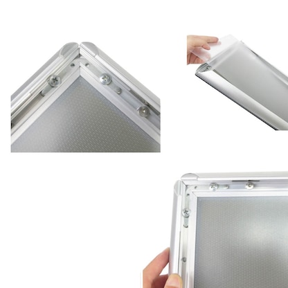 Artikelbild 3 für LMG Infoständer silber DIN A4 35,0 cm 89,0 cm, 1 St., Artikelnummer 271884