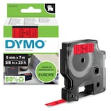 Artikelbild 1 für DYMO Schriftband D1 40917 S0720720, 9 mm, schwarz auf rot, 1 St., Artikelnummer 335208