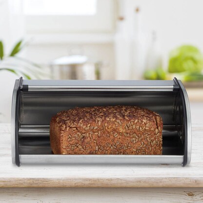 Artikelbild 2 für relaxdays Brotkasten silber, 1 St., Artikelnummer 471951