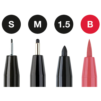 Artikelbild für FABER-CASTELL Pitt Artist Pen Handlettering-Set farbsortiert, 1 St., Artikelnummer 746402