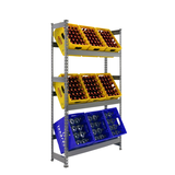 Artikelbild 1 für Simonrack Getränkekistenregal KIT SIMONBOTTLE 3 GRIS 330100024181033 grau 100,0 x 30,0 x 180,0 cm, Artikelnummer 749691