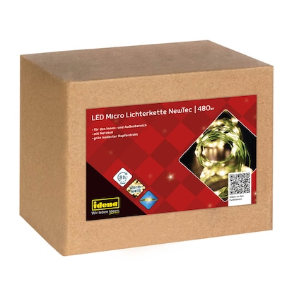 Artikelbild 11 für Idena NewTec 480er Micro LED Lichterkette grün 52,5 m, 1 St., Artikelnummer 761831