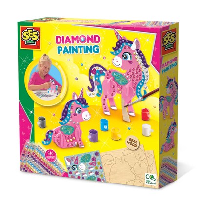 Artikelbild 3 für SES Creative® Diamond Painting 3D Einhörner mehrfarbig, Artikelnummer 110589