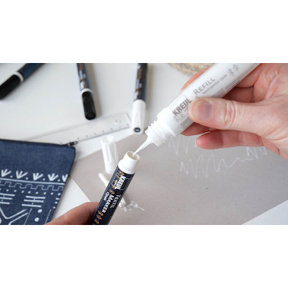 Artikelbild 16 für KREUL Black & White Stoffmalfarbe farbsortiert, 4 St., Artikelnummer 115299