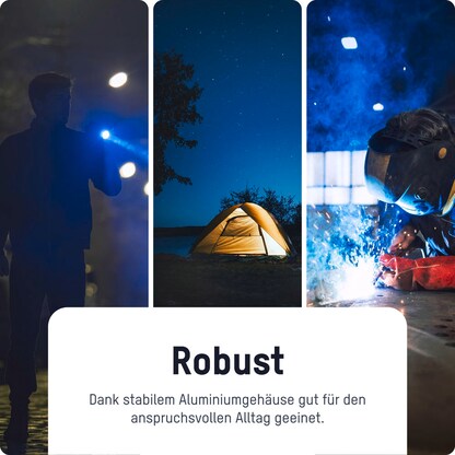 Artikelbild 13 für ANSMANN ML400R LED Taschenlampe schwarz 6,0 cm, 970 Lux, 400 Lumen, 5 W, 1 St., Artikelnummer 629438