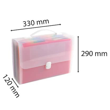 Artikelbild 2 für Exacompta Fächermappe Crystal 24 Fächer transparent, 1 St., Artikelnummer 680944