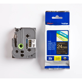 Artikelbild 1 für brother Schriftband TZe-354 TZE354, 24 mm, gold auf schwarz, 1 St., Artikelnummer 224555