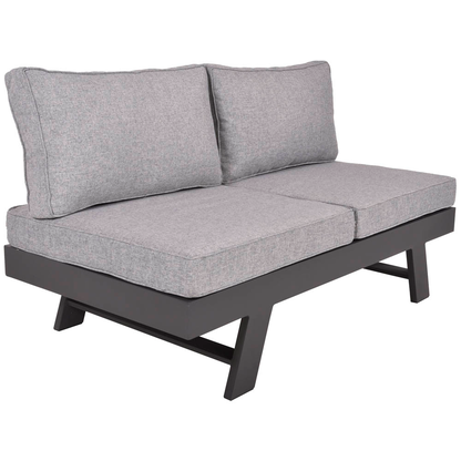 Artikelbild 6 für Garden Pleasure Loungegruppe DONNA grau, anthrazit Metall, 13-teilig, Artikelnummer 707491