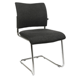 Artikelbild 1 für Topstar Besucherstühle Visit 20 NV390 G22 anthrazit Stoff, 2 St., Artikelnummer 618266