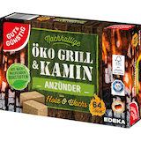 Artikelbild 1 für GUT&GÜNSTIG Kamin- & Grillanzünder Öko Grill & Kamin braun, 64 St., Artikelnummer 491059