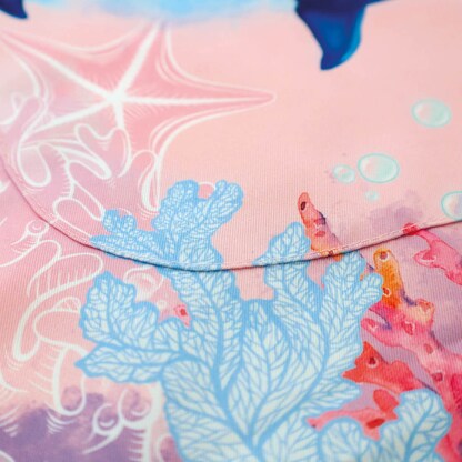 Artikelbild 4 für ROTH Mädchen Kinder Malschürze Delfine blau Einheitsgröße 1 St., Artikelnummer 581078