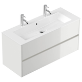 Artikelbild 1 für POSSEIK Waschbecken mit Unterschrank LIMES 120 weiß glanz 120,0 x 46,5 x 58,5 cm, Artikelnummer 667419