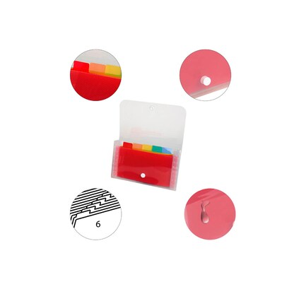 Artikelbild 7 für Exacompta Fächermappe Crystal 6 Fächer transparent, 1 St., Artikelnummer 680938