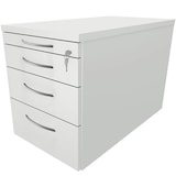 Artikelbild 1 für fm fastline Rollcontainer lichtgrau 4 Auszüge 43,6 x 80,0 x 52,0 cm, Artikelnummer 160343