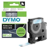 Artikelbild 1 für DYMO Schriftband D1 S0720600, 12 mm, weiß auf transparent, 1 St., Artikelnummer 789362