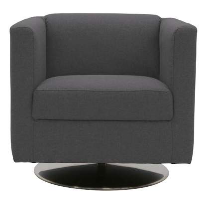 Artikelbild für DOMO Collection Sessel BOB grau silber Stoff 72,0 cm 75,0 cm, 1 St., Artikelnummer 764714