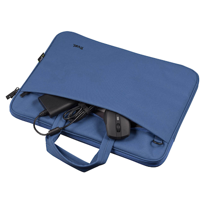 Artikelbild 3 für Trust Laptoptasche Bologna Slim Kunstfaser blau 24448 bis 40,6 cm (16 Zoll), Artikelnummer 975443