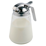 Artikelbild 1 für APS Zuckerstreuer bzw. Milchkännchen transparent/silber 0,3 l, 1 St., Artikelnummer 195416