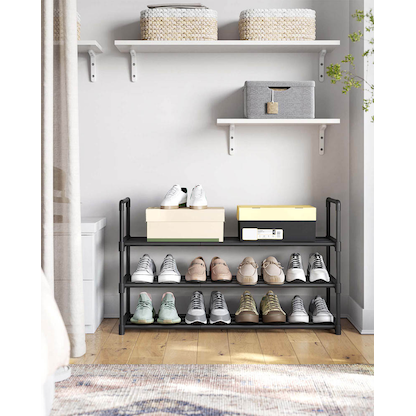 Artikelbild 5 für SONGMICS Schuhregal schwarz 92,0 x 30,0 x 55,0 cm, 1 St., Artikelnummer 260879