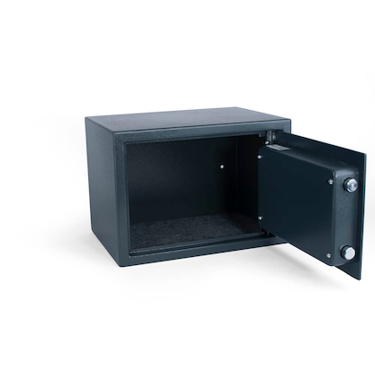 Artikelbild 2 für pavo Tresor dunkelgrau 35,0 x 25,0 x 25,0 cm, Artikelnummer 557633