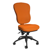Artikelbild 1 für Topstar Bürostuhl Wellpoint 30 SY, 8060 BC4 Stoff orange, Gestell schwarz, Artikelnummer 612337