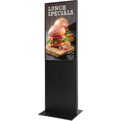 Artikelbild für Showdown® Displays Digitales Totem Smart Line Infostele mit LED-Display, schwarz, 108,0 cm (43 Zoll), Artikelnummer 926519