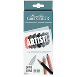 Artikelbild 1 für Brevillier's CRETACOLOR Cretacolor STUDIO Drawing 101 Malset farbsortiert, 1 Set, Artikelnummer 379634