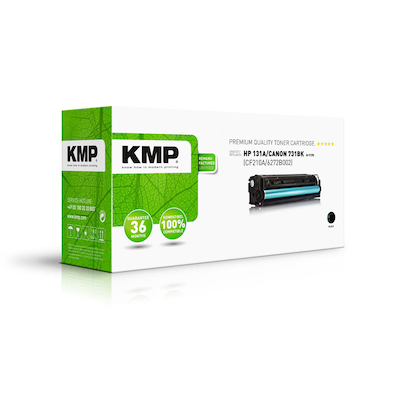 Artikelbild 2 für KMP H-T175 schwarz Toner kompatibel zu HP 131A; Canon 731BK(CF210A; 6272B002), Artikelnummer 102897