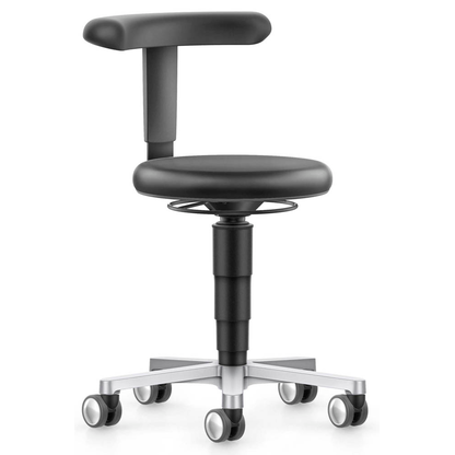 Artikelbild für bimos Arbeitshocker Medical grau, schwarz Kunstleder, 1 St., Artikelnummer 424079