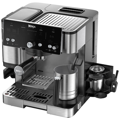 Artikelbild 2 für NINJA® Luxe Café Essential 2in1 Siebträgermaschine silber, Artikelnummer 518458