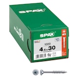 Artikelbild 1 für SPAX® Universalschrauben T20 Senkkopf WIROX 0191010450305 4,5 mm x 30 mm, 1.000 St., Artikelnummer 395887