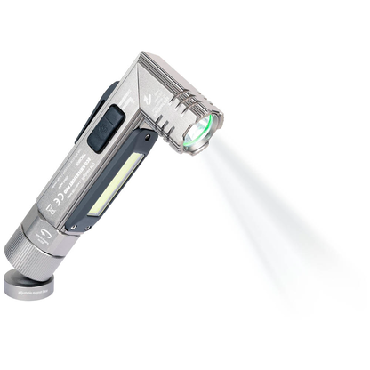 Artikelbild 3 für TROIKA® ECO KNICKLICHT PRO LED Taschenlampe titanfarben 14,9 cm, 200 Lumen, 1 St., Artikelnummer 666569