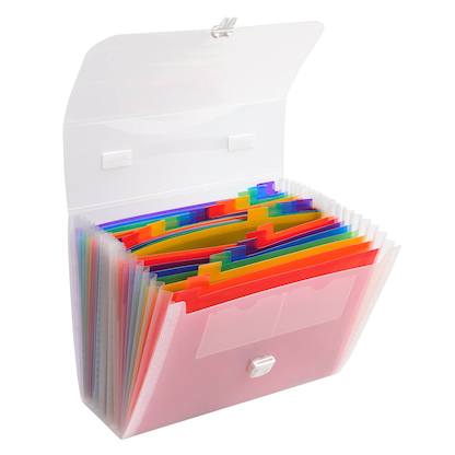 Artikelbild 3 für Exacompta Fächermappe Crystal 24 Fächer transparent, 1 St., Artikelnummer 680944