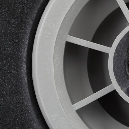 Artikelbild 2 für relaxdays Sackkarrenräder luftbereift schwarz, grau Kunststoff Felgen, Achse 2,5 cm, Artikelnummer 452163