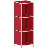 Artikelbild 1 für viasit Aktenregal System4 rubinrot 40,4 x 40,4 x 118,2 cm, 1 St., Artikelnummer 501672