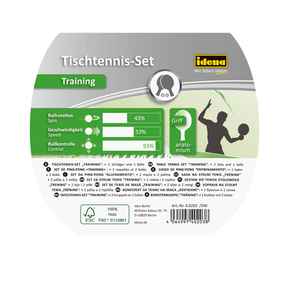 Artikelbild 14 für Idena Tischtennis-Set Training, 1 Set, Artikelnummer 921181