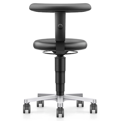 Artikelbild 2 für bimos Arbeitshocker Medical grau, schwarz Kunstleder, 1 St., Artikelnummer 424079
