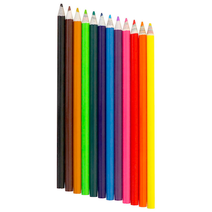 Artikelbild 3 für pandoo Buntstifte farbsortiert, 12 St., Artikelnummer 616296