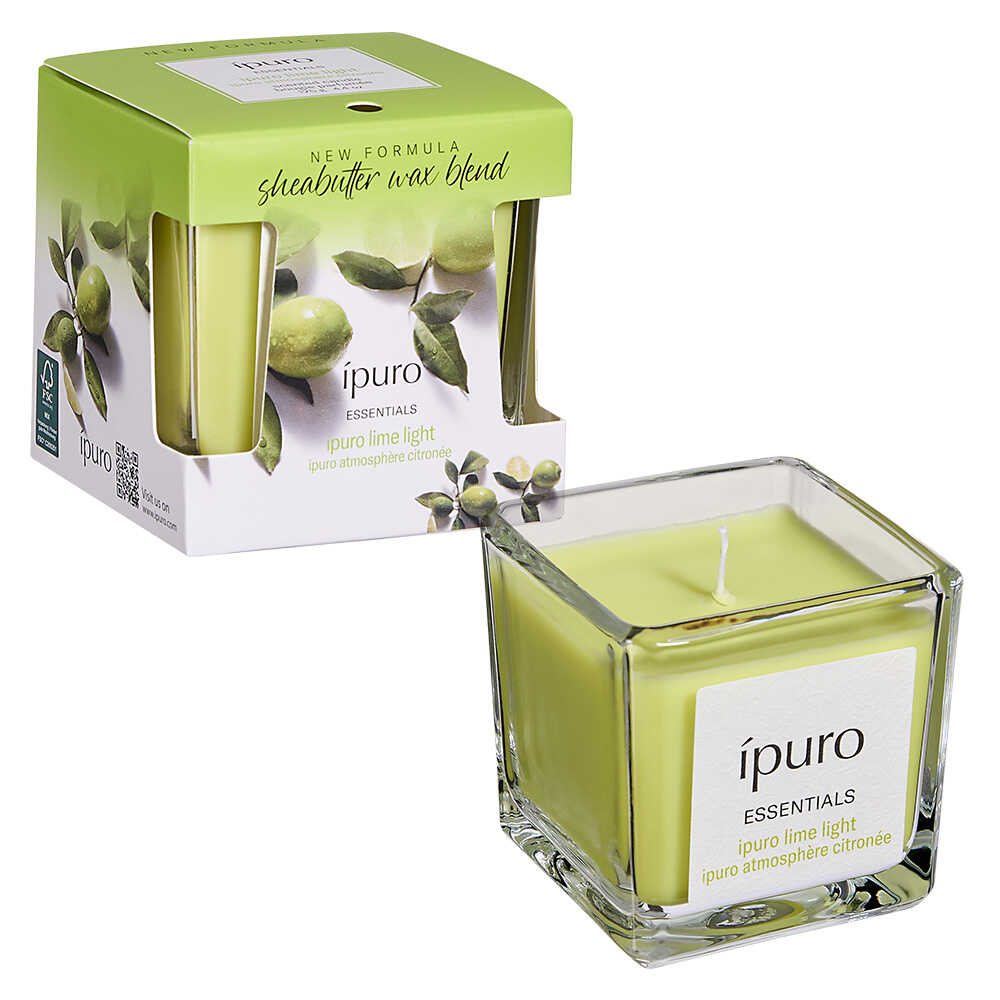 ipuro Duftkerze Lime Light grün lime light, 1 St. ++ büroplus